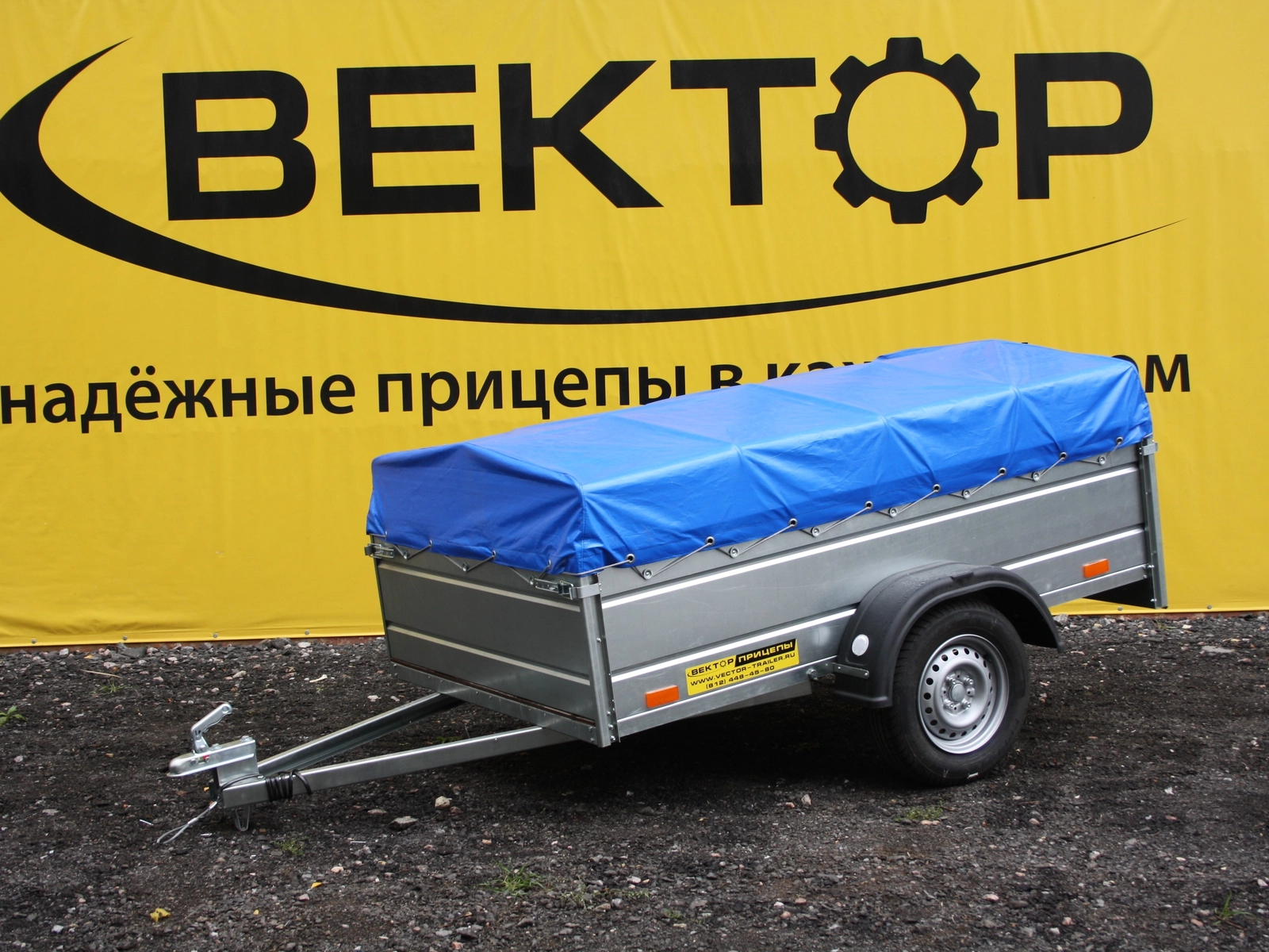Бортовой одноосный прицеп без тормоза ЛАВ 81011DB Бортовой одноосный прицеп без тормоза ЛАВ 81011DB