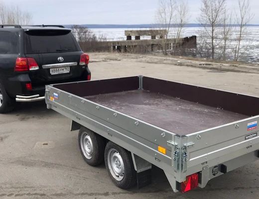Прицеп бортовой двухосный без тормоза ССТ-7132-24 (платформа Ш=1821 мм) Прицеп бортовой двухосный без тормоза ССТ-7132-24 (платформа Ш=1821 мм)